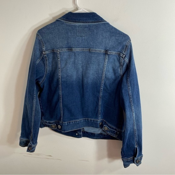 Torrid Denim Trucker Jacket Sz 2X Jean Coat Button Down Blue - Picture 7 of 7